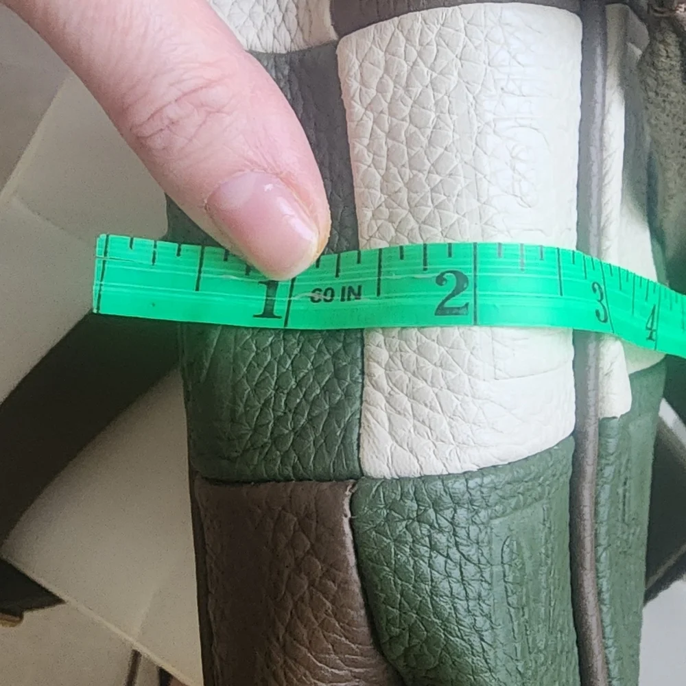 Leo Stytch Elegant‎ Green and Brown Women's Bag